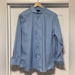 Kenneth Cole New York Non-Iron Gingham Button-Down | Men’s 16 32/33 | Like New